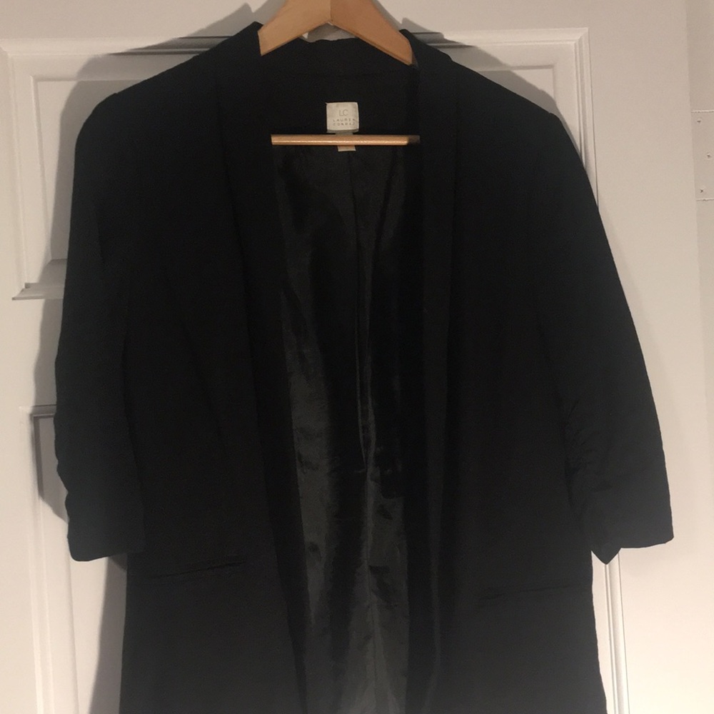 3/4 Sleeve Open Blazer